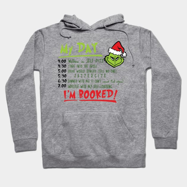 Funny Grinch Christmas Grinch Funny Gift Grinchmas Grinch Lovers Hoodie by Archer Expressionism Style